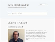 Tablet Screenshot of drdavemcg.com